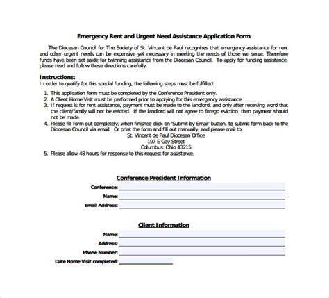 application cul|Rental Assistance Request Checklist